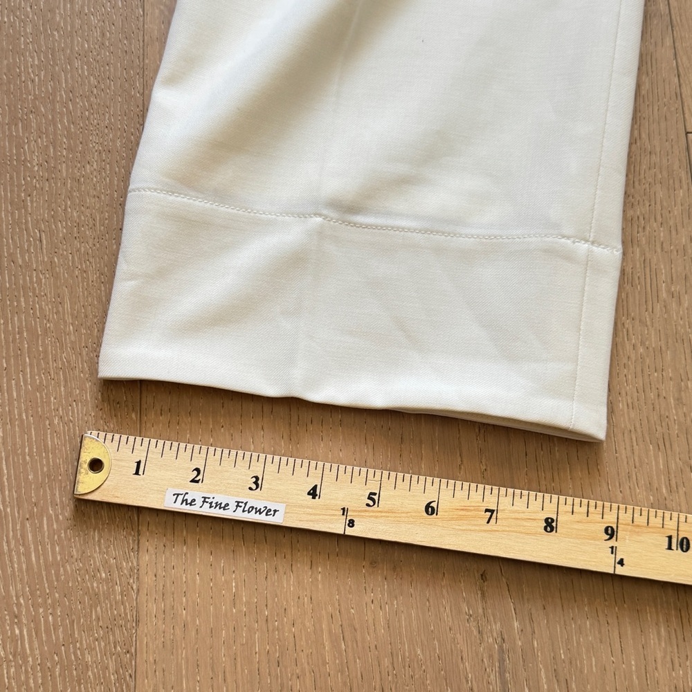 Club Monaco Enamel Ring ButterCream Cropped Women's Pants - Picture 9 of 9
